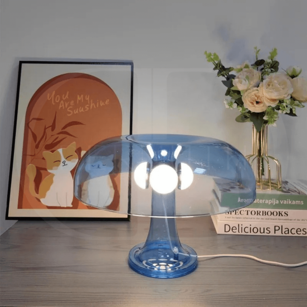 Luminária de Mesa LED Minimalista Cogumelo