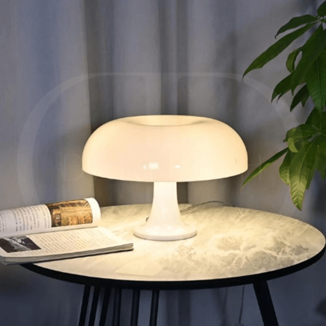 Luminária de Mesa LED Minimalista Cogumelo
