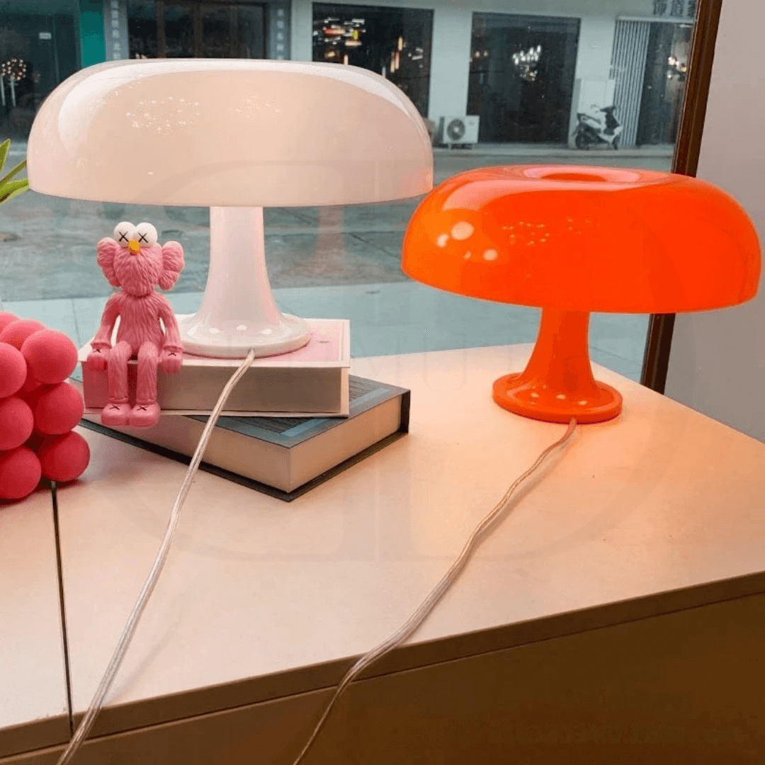 Luminária de Mesa LED Minimalista Cogumelo