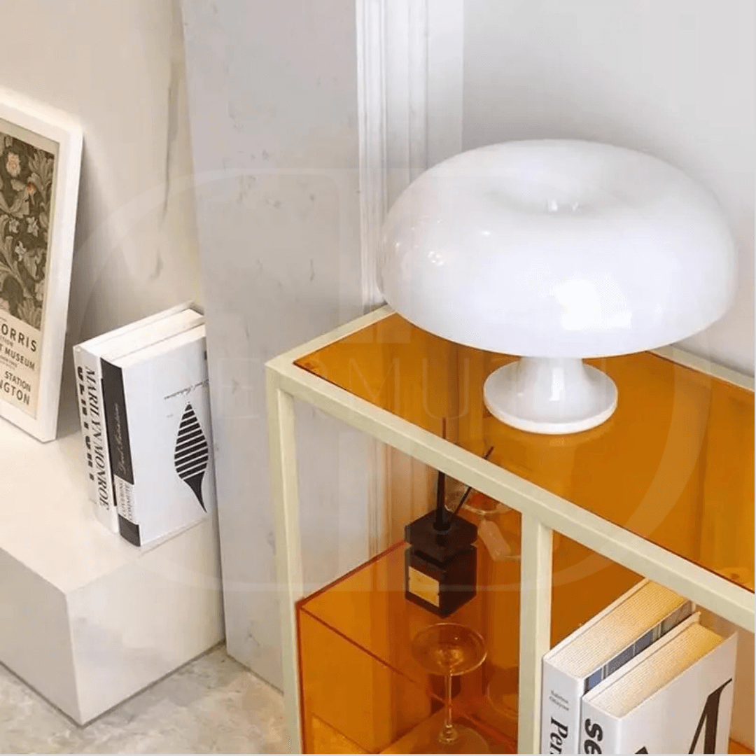 Luminária de Mesa LED Minimalista Cogumelo