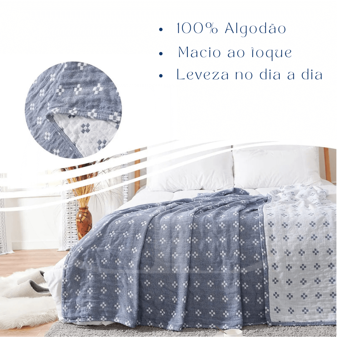 Colcha de Casal em Algodão
