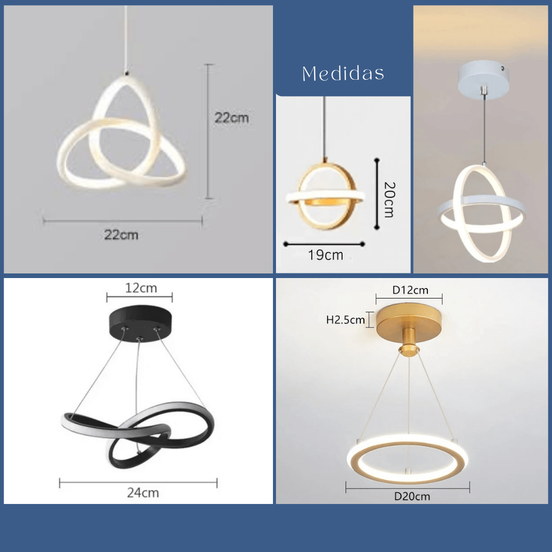 Pendente Moderno LED para Ambientes