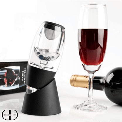 Aerador e Decantador de Vinho com Filtro e Suporte