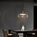 Luminária Pendente  em LED com Cúpula de Vidro