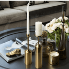 Castiçal de Metal Dourado – Roma