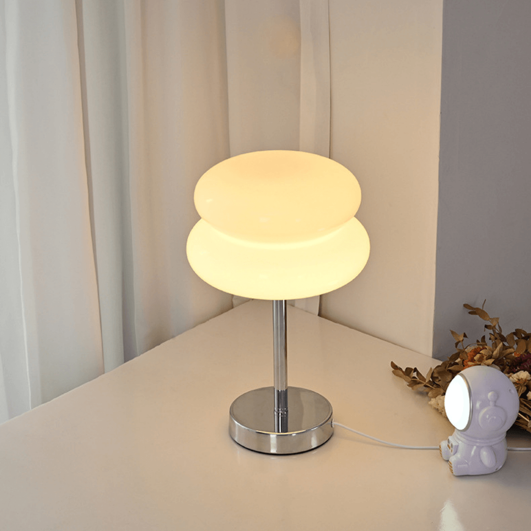 Luminária de Mesa Macaron em Vidro