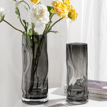 Vaso de Vidro para Arranjos Florais e Hidroponia