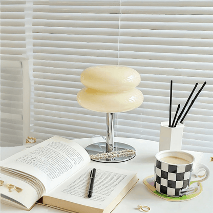Luminária de Mesa de Vidro Macaron