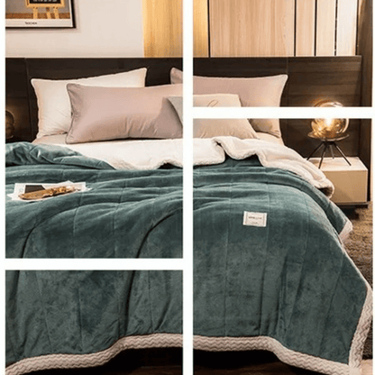 Cobertor Flannel Triplo Coral Fleece