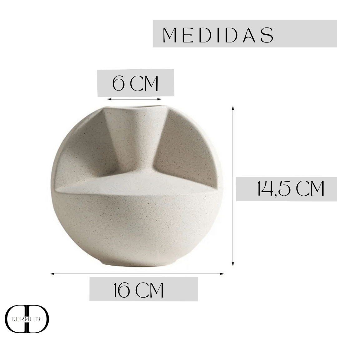 Vaso Cerâmica - Geométrico