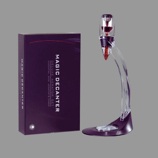 Aerador e Decantador de Vinho com Filtro e Suporte