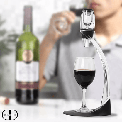 Aerador e Decantador de Vinho com Filtro e Suporte