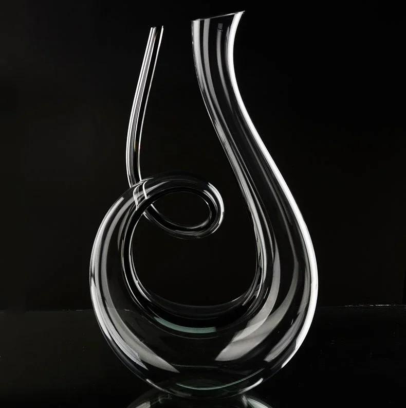 Decanter De Vinho Swan – Design Espiral Criativo Dermuth Decorações