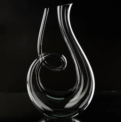 Decanter De Vinho Swan – Design Espiral Criativo Dermuth Decorações