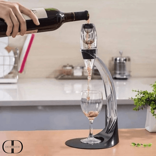 Aerador e Decantador de Vinho com Filtro e Suporte