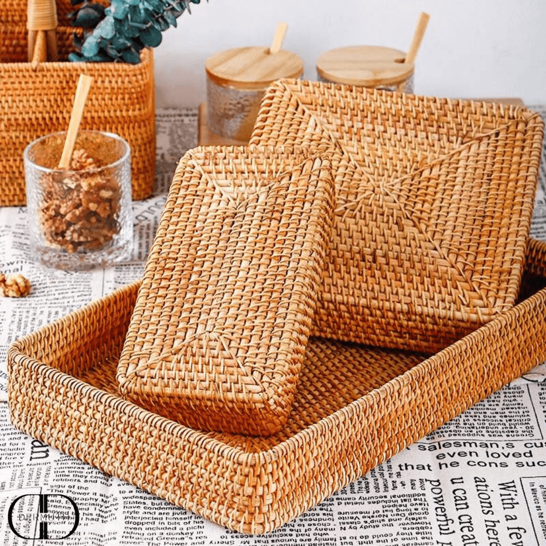 Cestas de Rattan Feita à Mão - Lindos Modelos