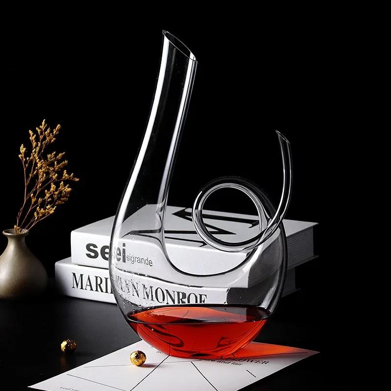 Decanter De Vinho Swan – Design Espiral Criativo Dermuth Decorações
