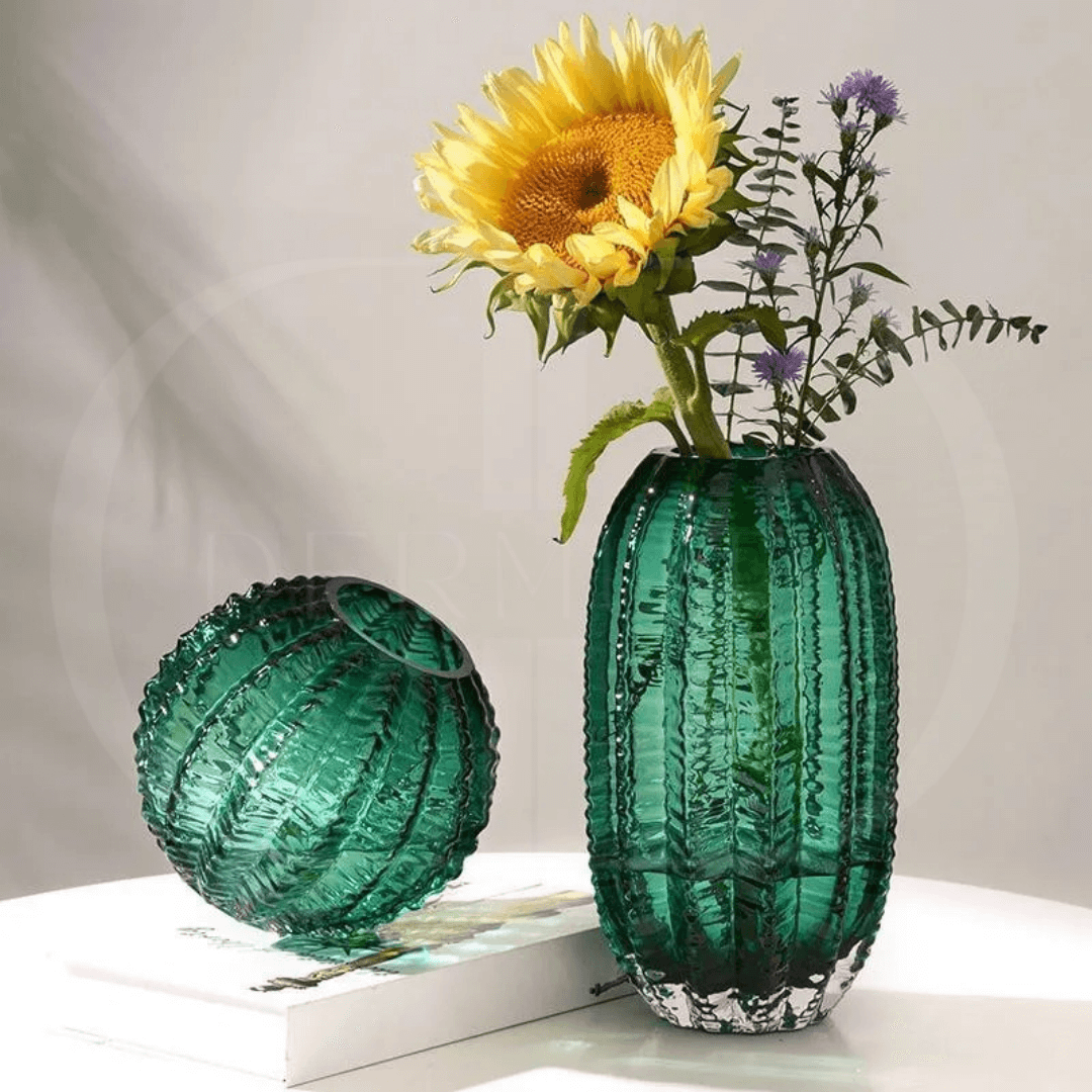 Vaso Decorativo Cristal - Modelo Cacto