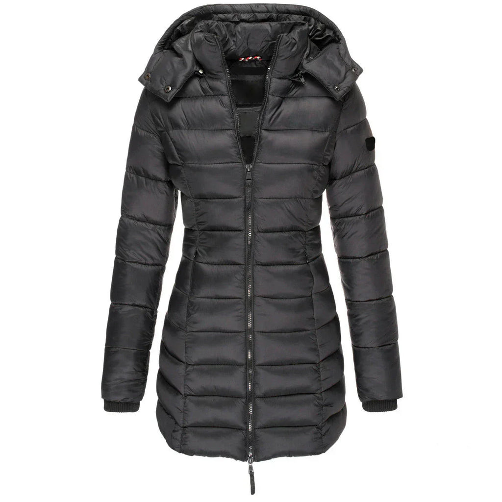 Casaco Feminino de Inverno com Capuz e Zíper - Acolhedor, Elegante e Leve - (Promoção de Inverno 2026)
