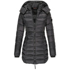 Casaco Feminino de Inverno com Capuz e Zíper - Acolhedor, Elegante e Leve - (Promoção de Inverno 2026)