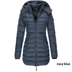 Casaco Feminino de Inverno com Capuz e Zíper - Acolhedor, Elegante e Leve - (Promoção de Inverno 2026)