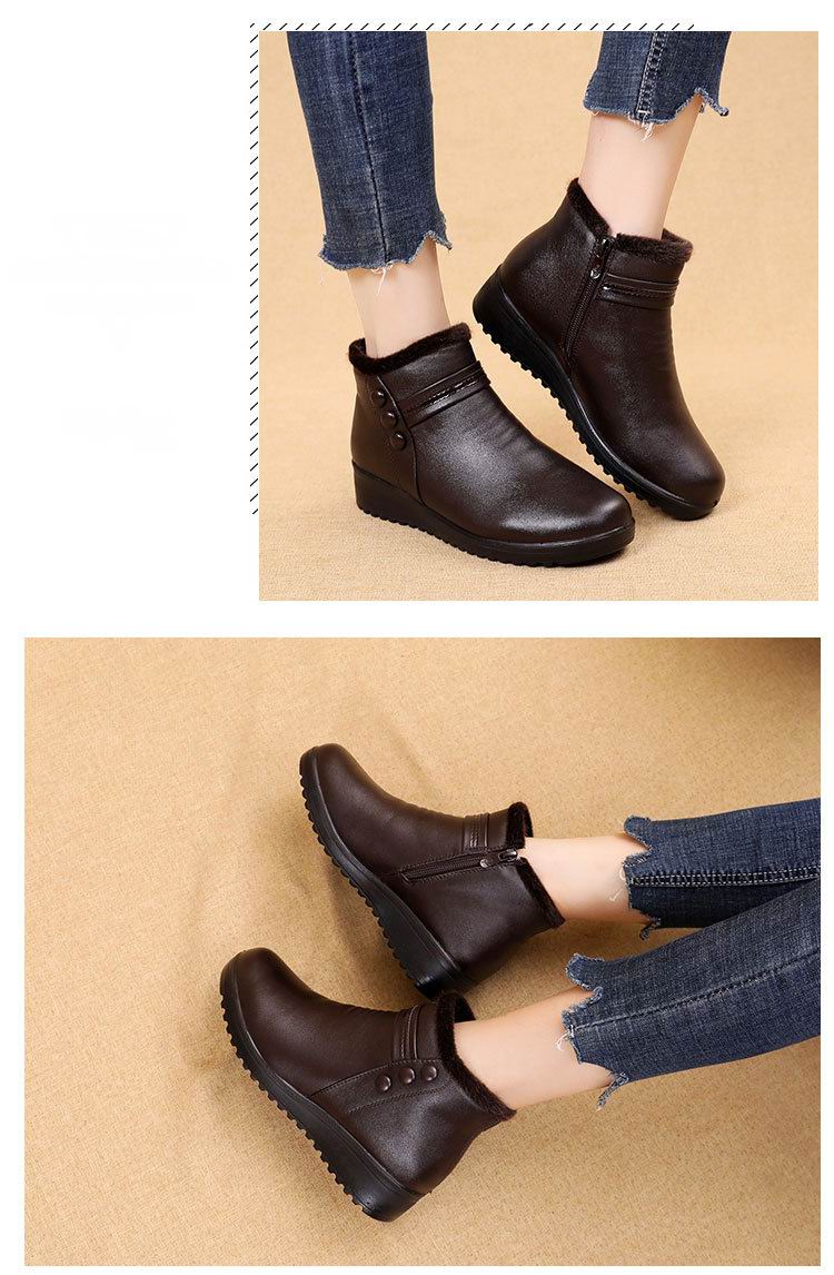 Bota Couro de Inverno Peluciado - Hellena - (Promoção de Inverno 2026)
