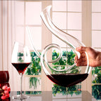 Decanter De Vinho Swan – Design Espiral Criativo Dermuth Decorações