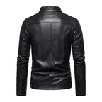 Jaqueta Masculina de Couro Slim