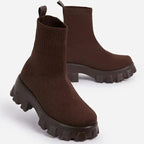 Bota Feminina com Plataforma Cano Curto (Promoção de Inverno 2026)