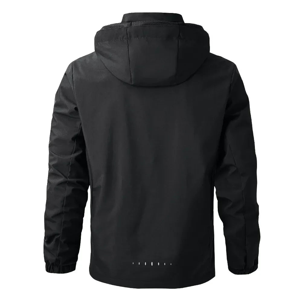 Jaqueta Masculina Impermeável Leve com Capuz para Trilhas e Escaladas - (Promoção de Inverno 2026)