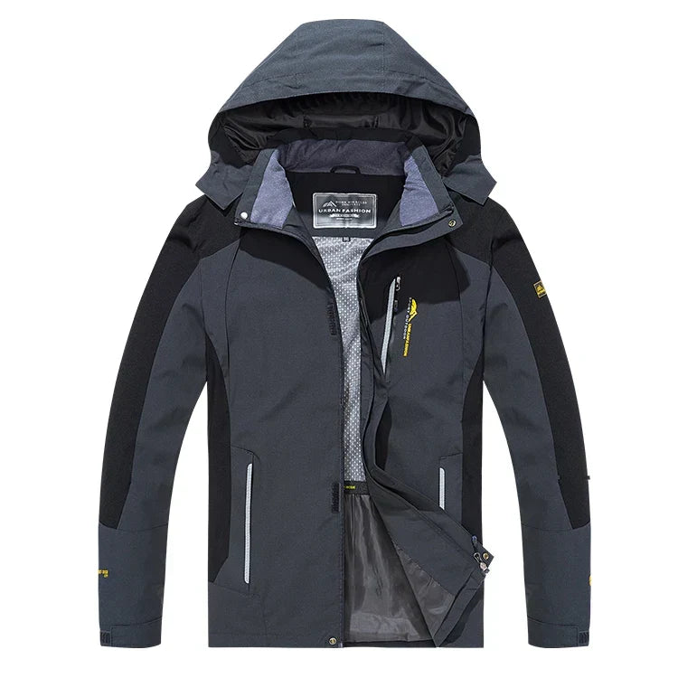 Jaqueta Masculina Impermeável para Trilha e Pesca com Proteção Contra Vento - (Promoção de Inverno 2026)