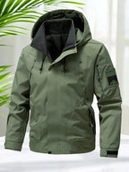 Jaqueta Masculina Impermeável Softshell com Capuz - (Promoção de Inverno 2026)