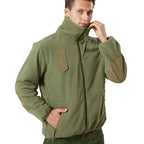 Jaqueta Masculina Tática com Forro Fleece e Zíper Frontal - (Promoção de Inverno 2026)