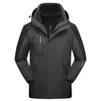 Jaqueta Masculina 3 em 1 com Forro Fleece Impermeável Corta-Vento – (Promoção de Inverno 2026)