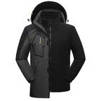 Jaqueta Masculina 3 em 1 com Forro Fleece Impermeável Corta-Vento – (Promoção de Inverno 2026)