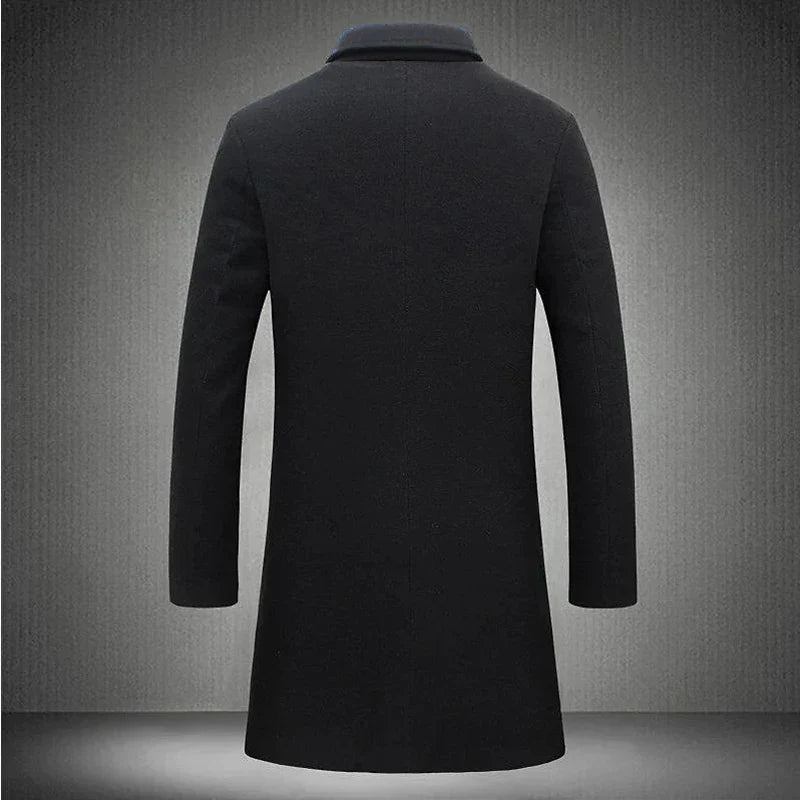 Jaqueta Longa Masculina de Inverno Lã Premium - (Promoção de Inverno 2026)