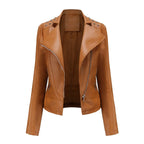 Jaqueta Feminina Fashion Style Estilo Biker com Zíper - (Promoção de Inverno 2026)