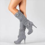 Bota Feminina Cano Alto Salto Fino (Promoção de Inverno 2026)