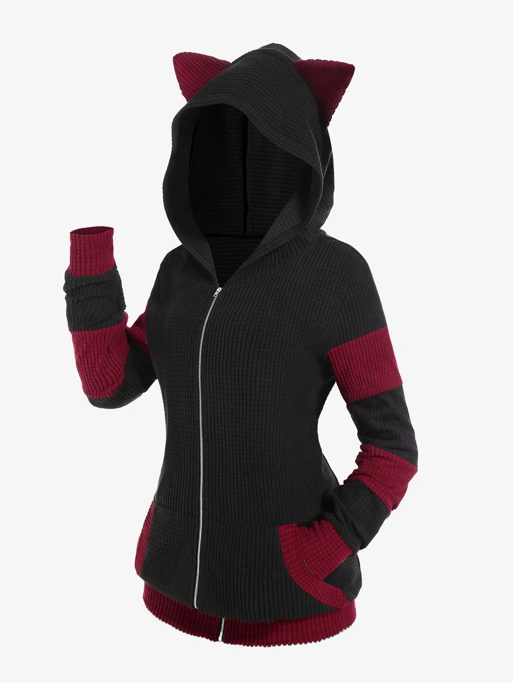 Casaco Feminino Para Inverno Capuz com Orelhinhas - (Promoção de Inverno 2026)