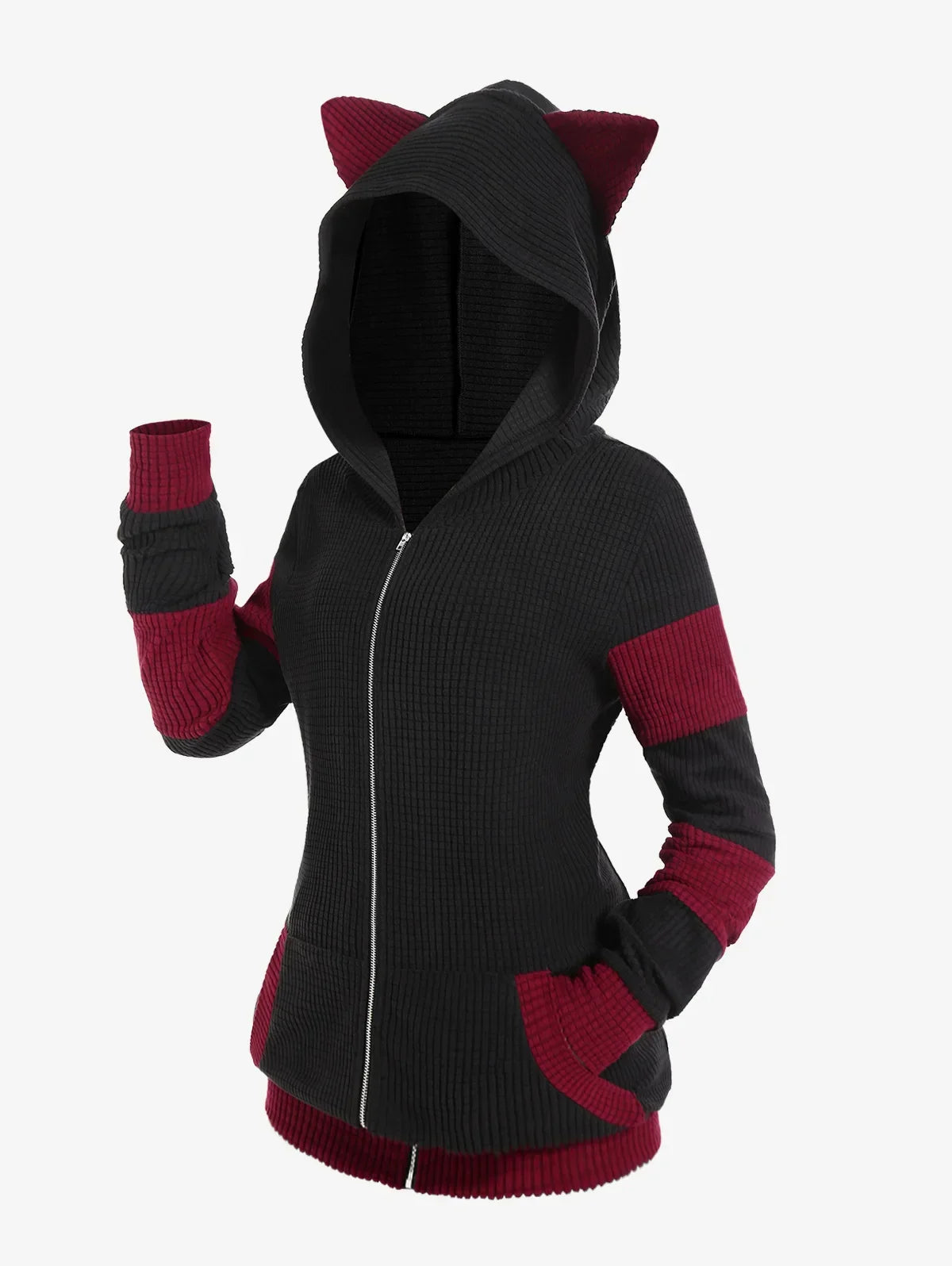 Casaco Feminino Para Inverno Capuz com Orelhinhas - (Promoção de Inverno 2026)