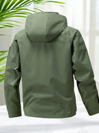 Jaqueta Masculina Impermeável Softshell com Capuz - (Promoção de Inverno 2026)