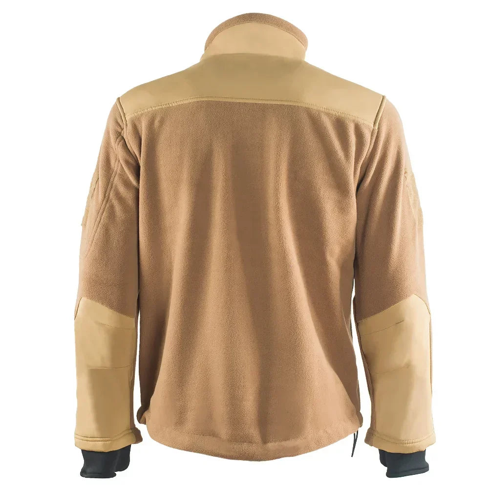 Jaqueta Masculina Tática com Gola Alta Forro Térmico