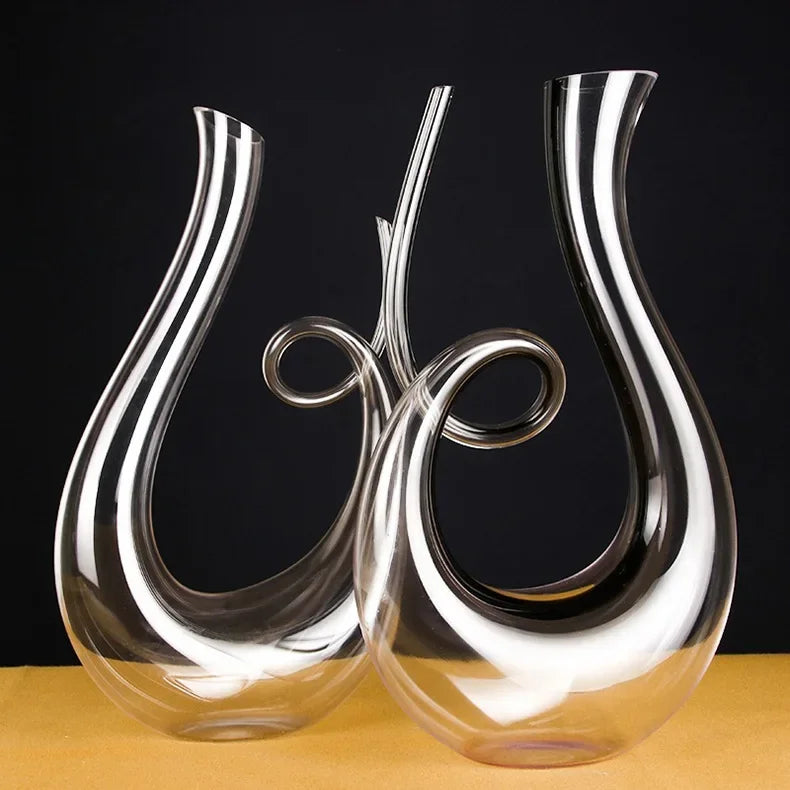 Decanter De Vinho Swan – Design Espiral Criativo Dermuth Decorações