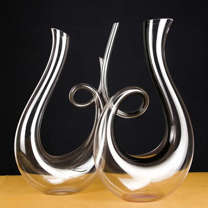 Decanter De Vinho Swan – Design Espiral Criativo Dermuth Decorações