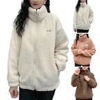 Jaqueta Feminina Para Inverno com Zíper e Detalhes Splice (Promoção de Inverno 2026)