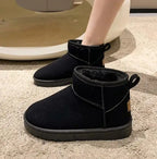 Bota Feminina Curta Acolchoada Plataforma Confortável - (Promoção de Inverno 2026)