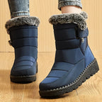 Bota Feminina Para Inverno Impermeável Salto Baixo (Promoção de Inverno 2025)