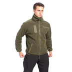 Jaqueta Masculina Tática com Forro Fleece e Zíper Frontal - (Promoção de Inverno 2026)