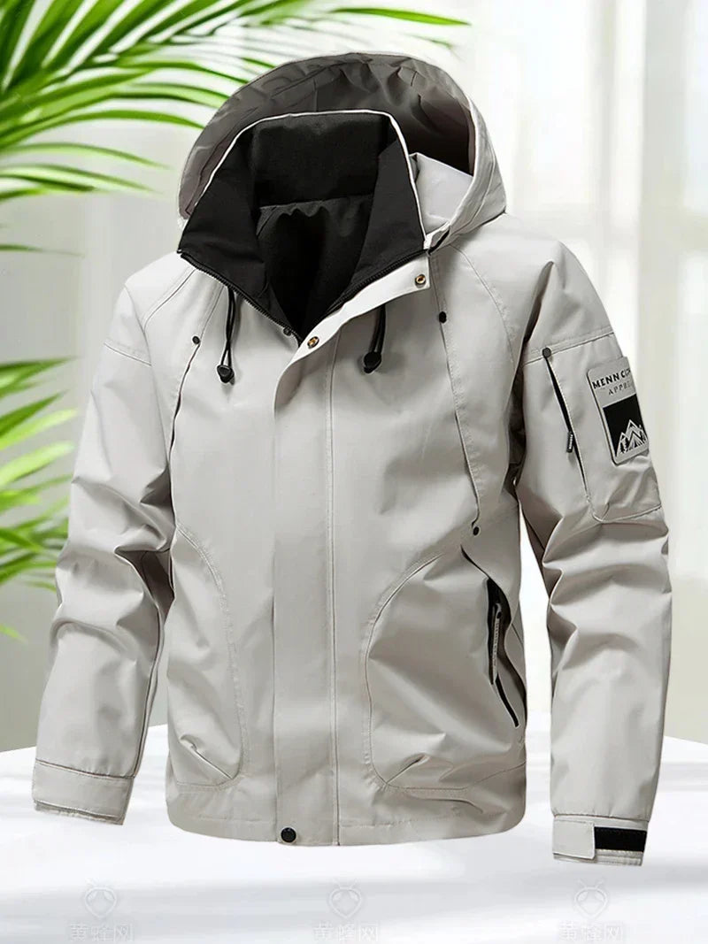 Jaqueta Masculina Impermeável Softshell com Capuz - (Promoção de Inverno 2026)