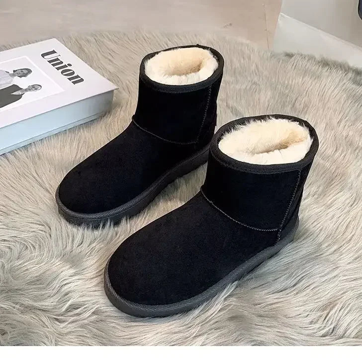 Bota Feminina Para Inverno Plataforma Antiderrapante Impermeável